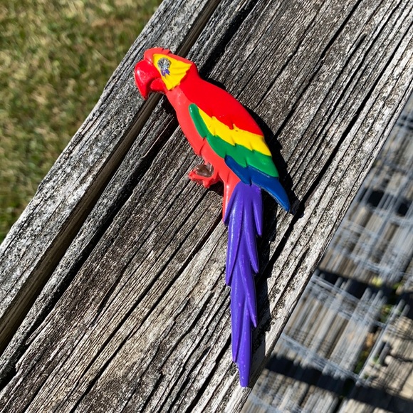 Colorful Parrot Pin - Picture 1 of 6
